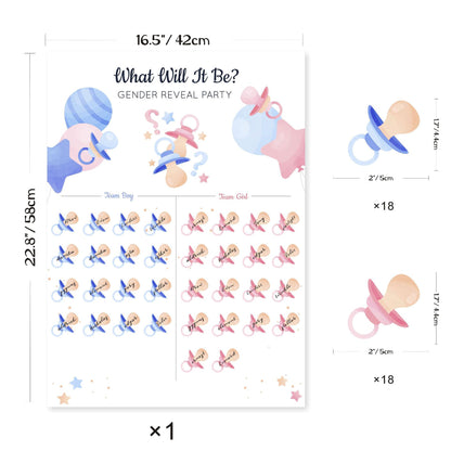 Gender Reveal Baby Shower Game Cards: Fun for Every Party!