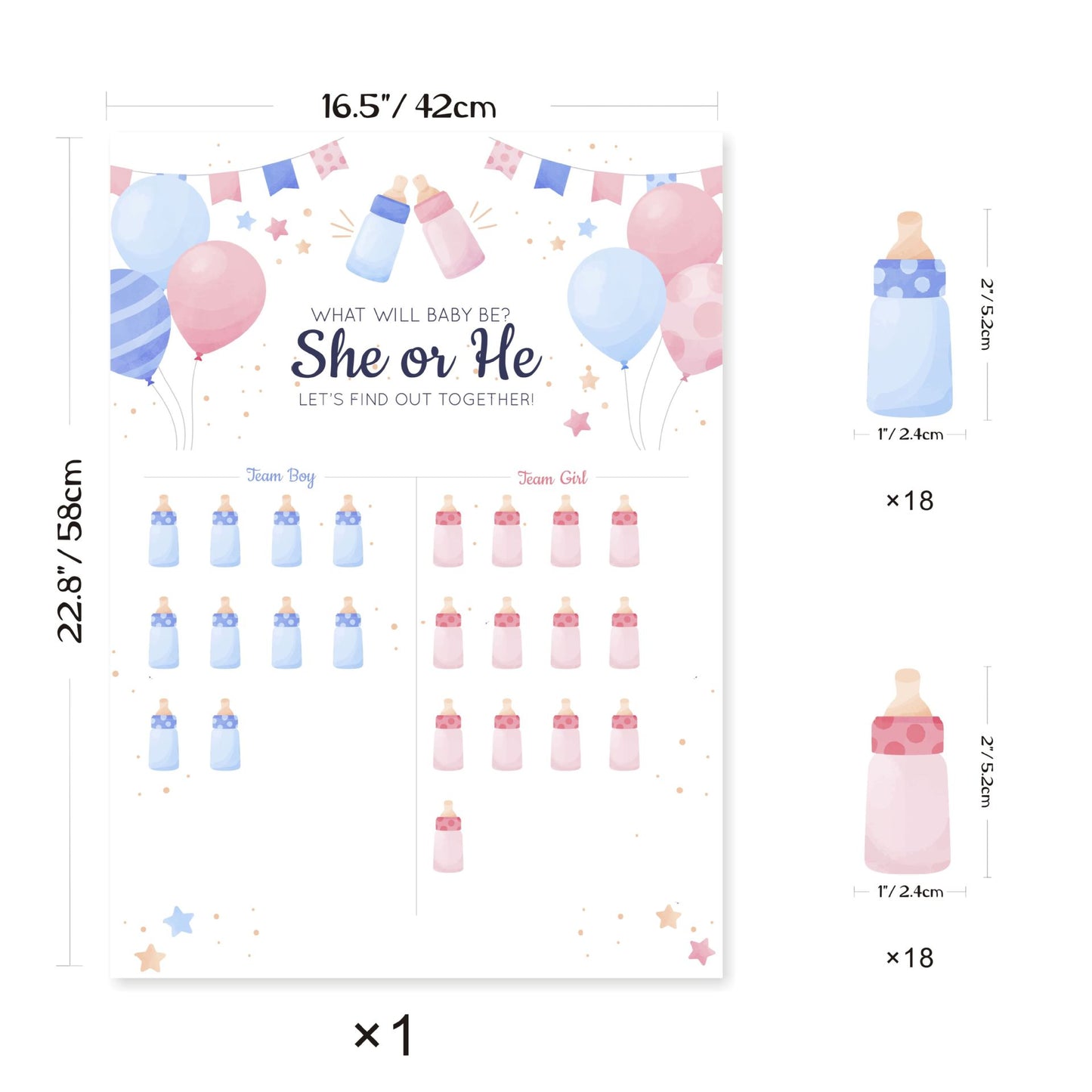 Gender Reveal Baby Shower Game Cards: Fun for Every Party!