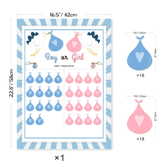 Gender Reveal Baby Shower Game Cards: Fun for Every Party!