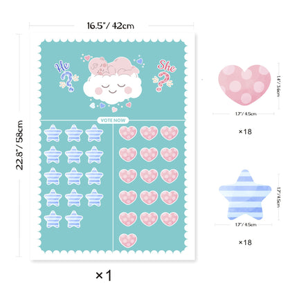 Gender Reveal Baby Shower Game Cards: Fun for Every Party!