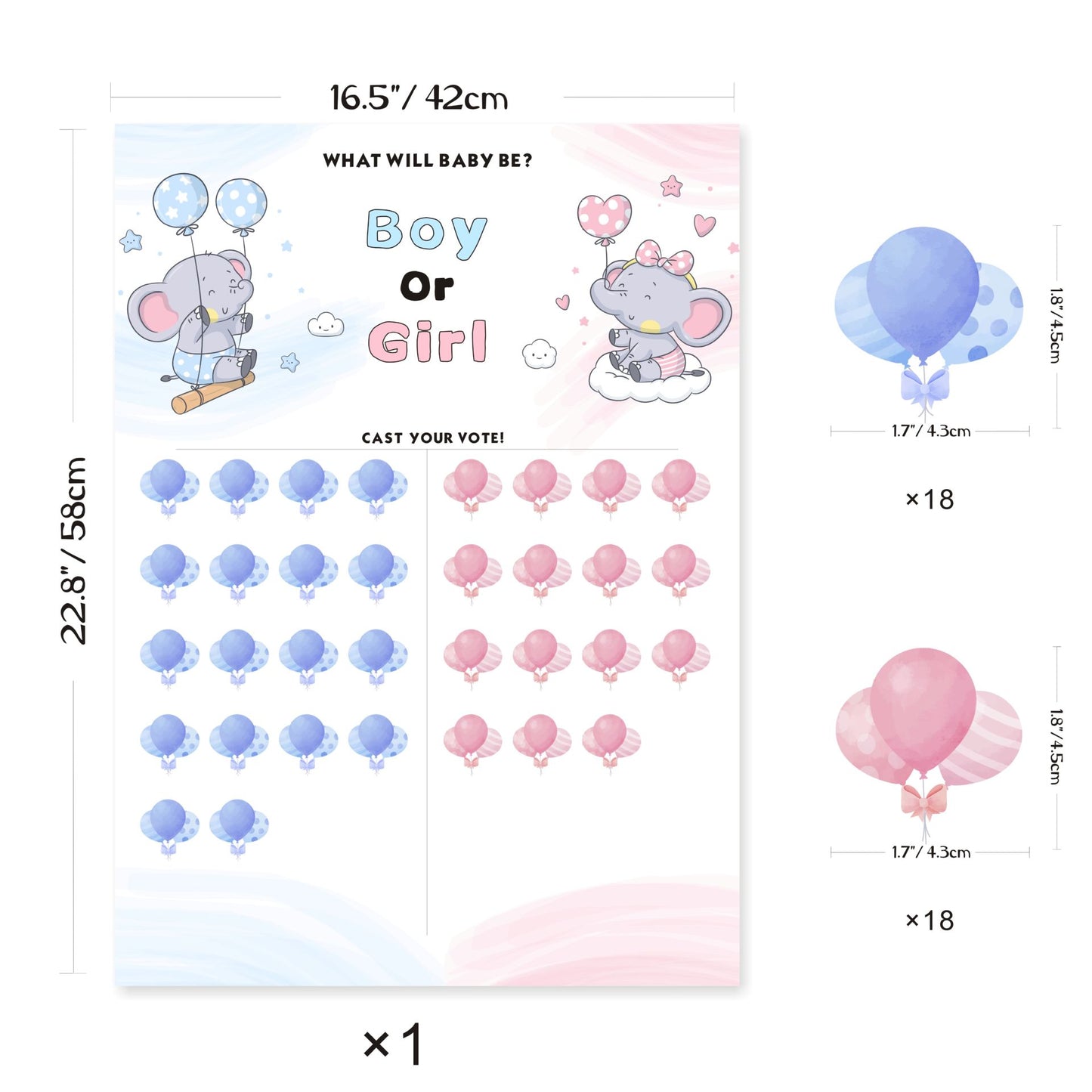 Gender Reveal Baby Shower Game Cards: Fun for Every Party!