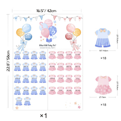 Gender Reveal Baby Shower Game Cards: Fun for Every Party!