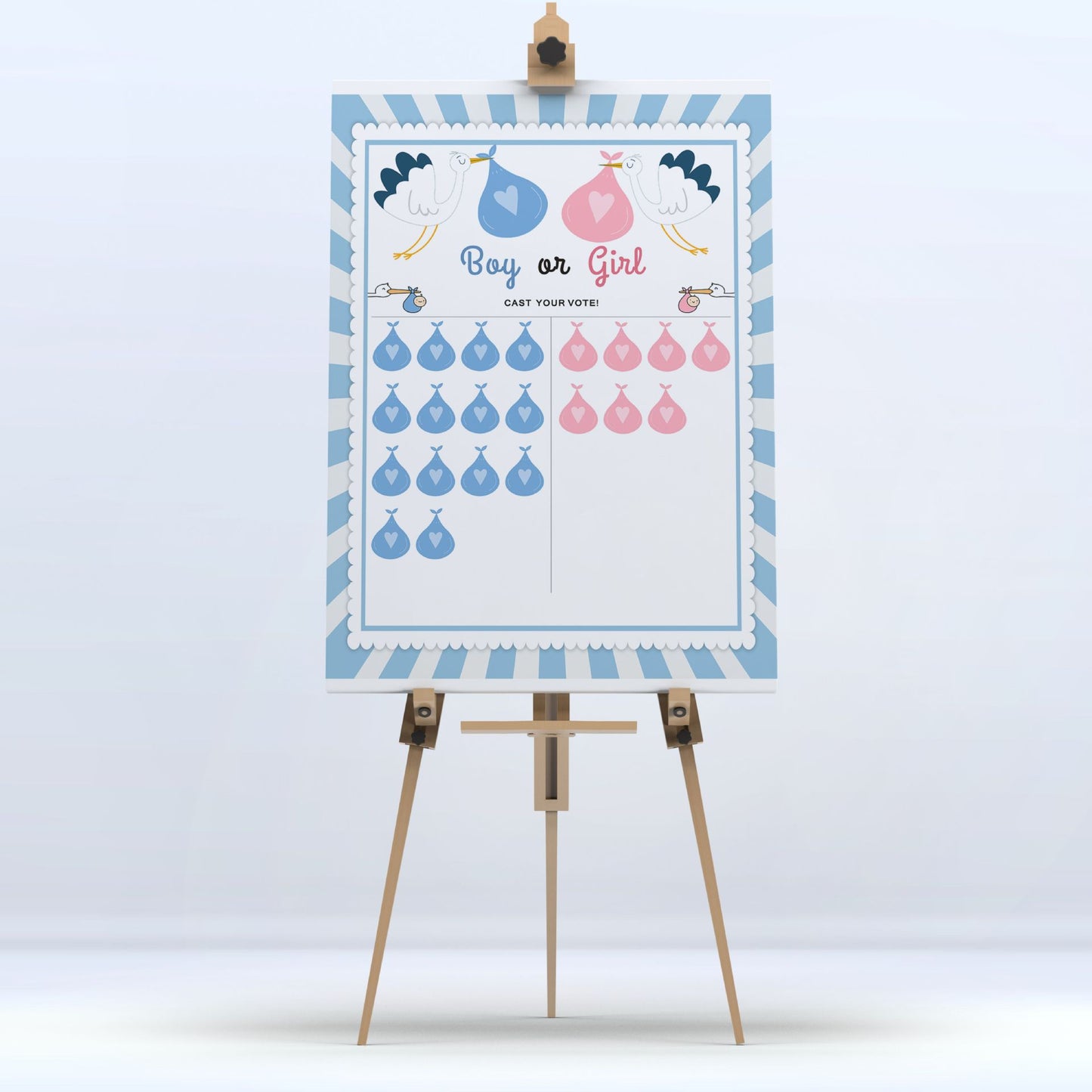 Gender Reveal Baby Shower Game Cards: Fun for Every Party!