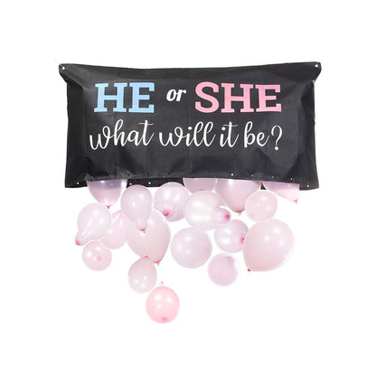 Gender Reveal Balloon Bags - Boy or Girl - Baby Shower Party Supplies