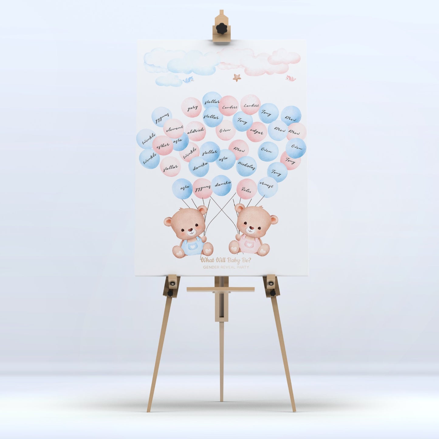 Gender Reveal Baby Shower Game Cards: Fun for Every Party!