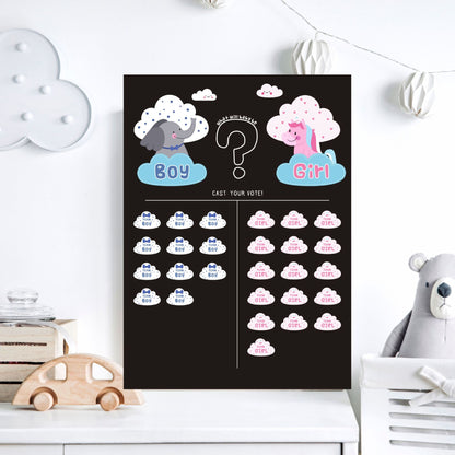 Gender Reveal Baby Shower Game Cards: Fun for Every Party!