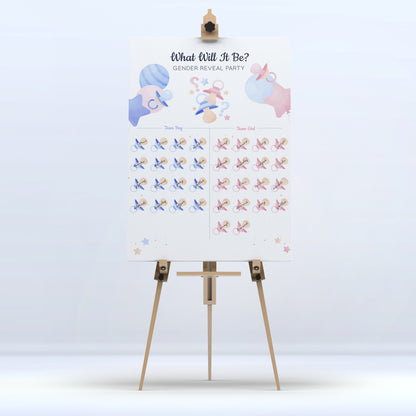 Gender Reveal Baby Shower Game Cards: Fun for Every Party!