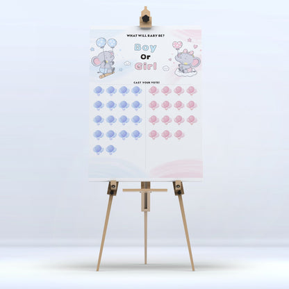 Gender Reveal Baby Shower Game Cards: Fun for Every Party!