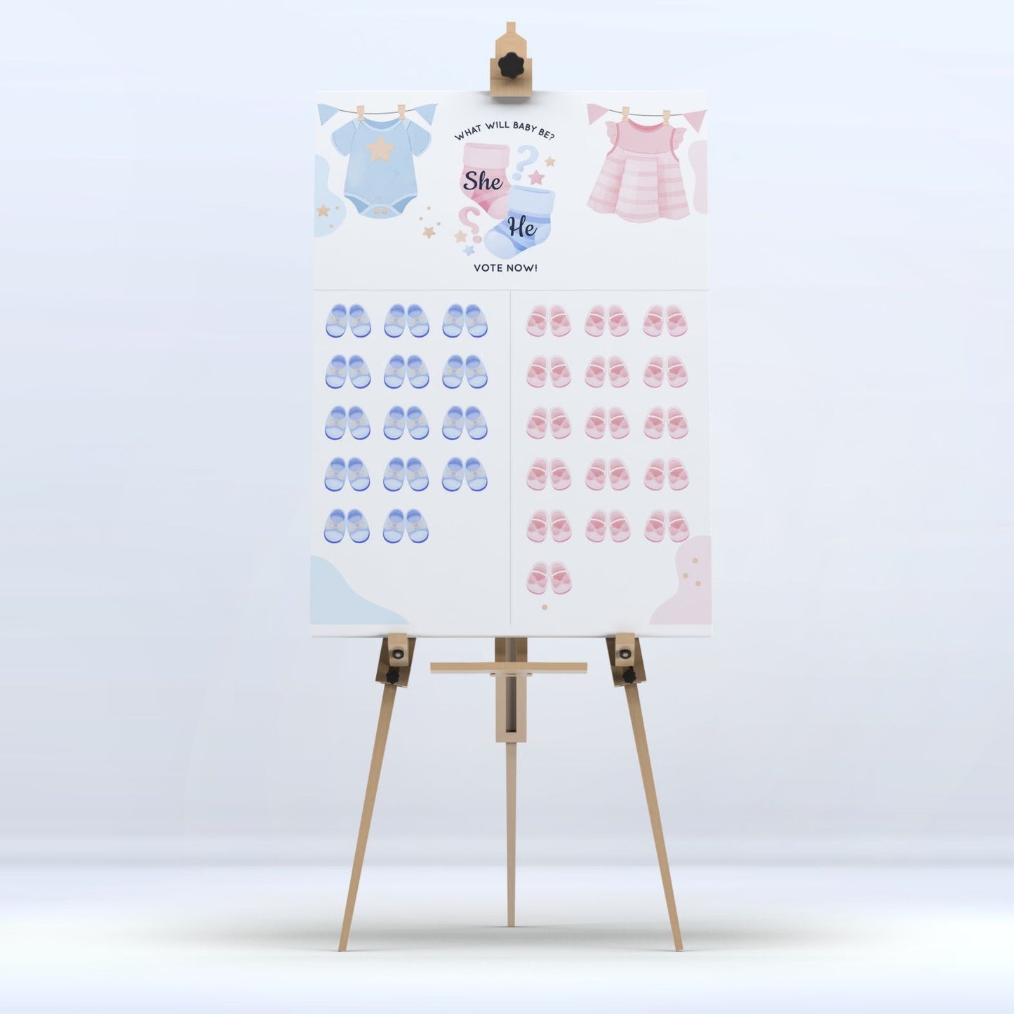 Gender Reveal Baby Shower Game Cards: Fun for Every Party!