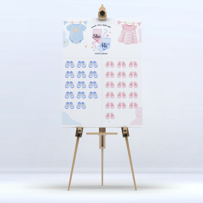 Gender Reveal Baby Shower Game Cards: Fun for Every Party!