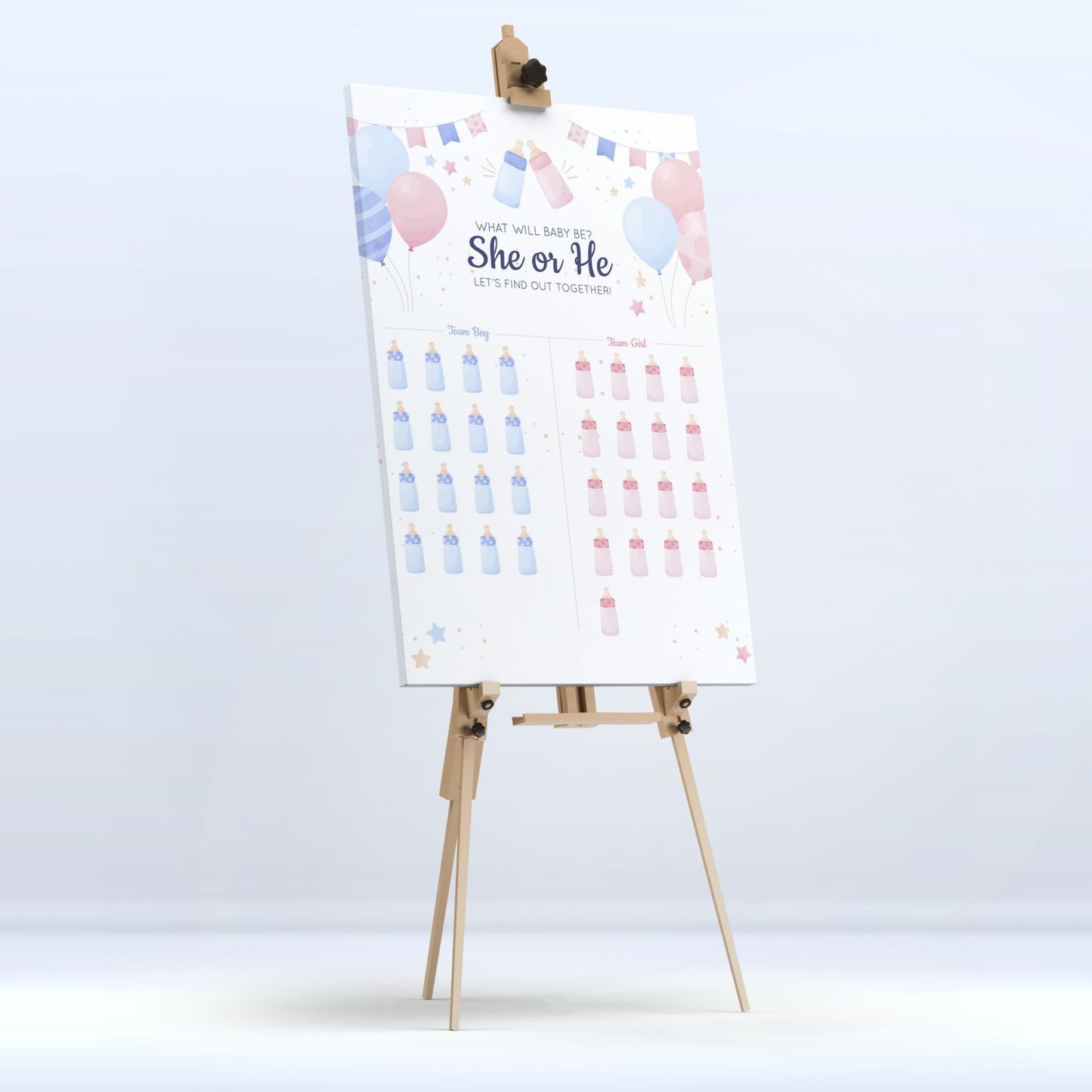 Gender Reveal Baby Shower Game Cards: Fun for Every Party!