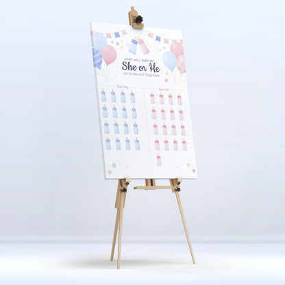 Gender Reveal Baby Shower Game Cards: Fun for Every Party!