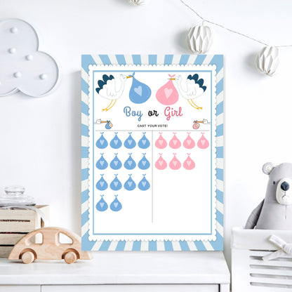 Gender Reveal Baby Shower Game Cards: Fun for Every Party!