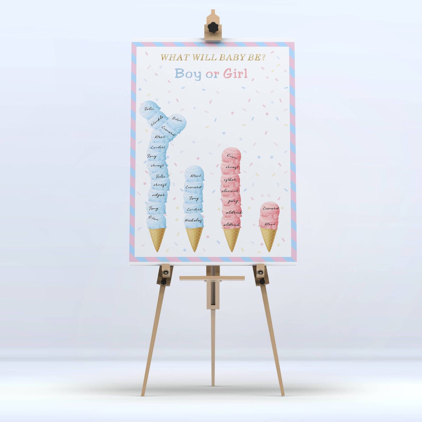 Gender Reveal Baby Shower Game Cards: Fun for Every Party!