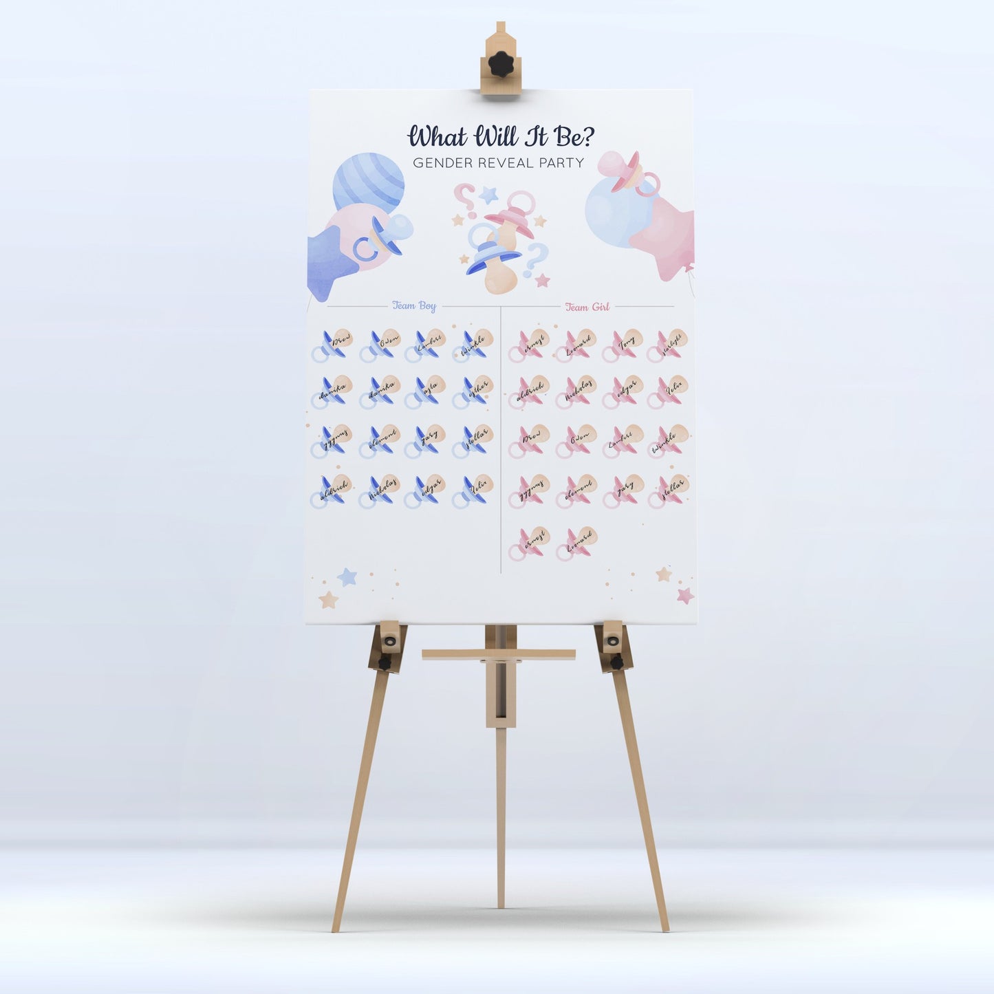 Gender Reveal Baby Shower Game Cards: Fun for Every Party!