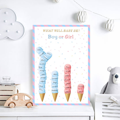 Gender Reveal Baby Shower Game Cards: Fun for Every Party!