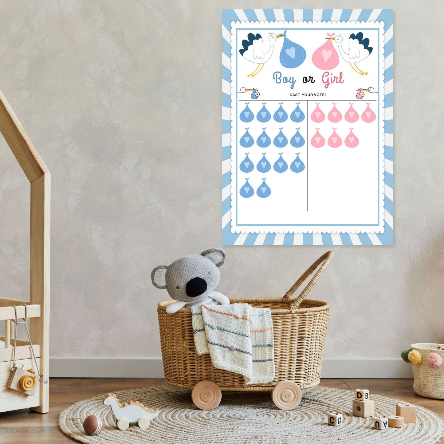 Gender Reveal Baby Shower Game Cards: Fun for Every Party!