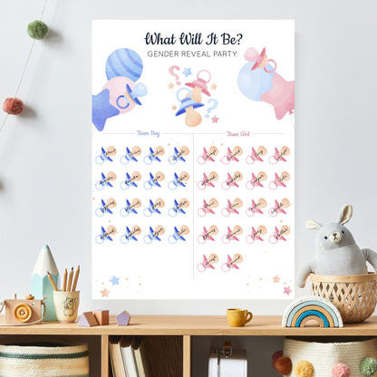 Gender Reveal Baby Shower Game Cards: Fun for Every Party!