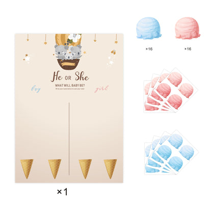 Gender Reveal Baby Shower Game Cards: Fun for Every Party!