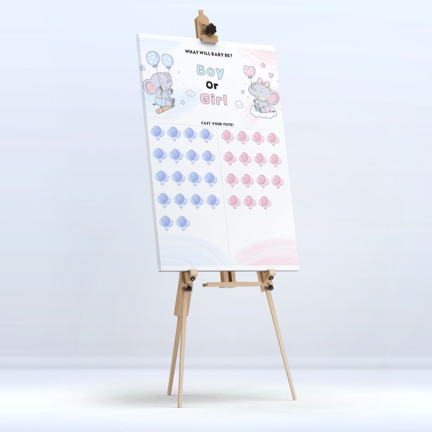 Gender Reveal Baby Shower Game Cards: Fun for Every Party!