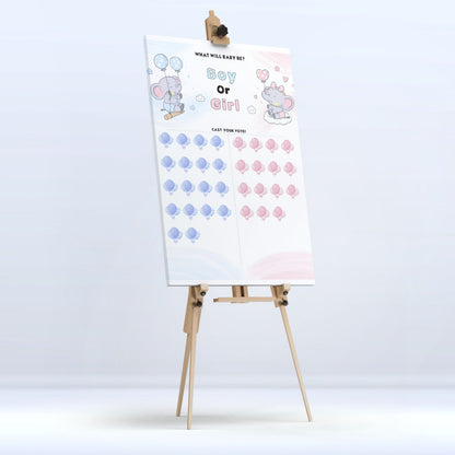 Gender Reveal Baby Shower Game Cards: Fun for Every Party!