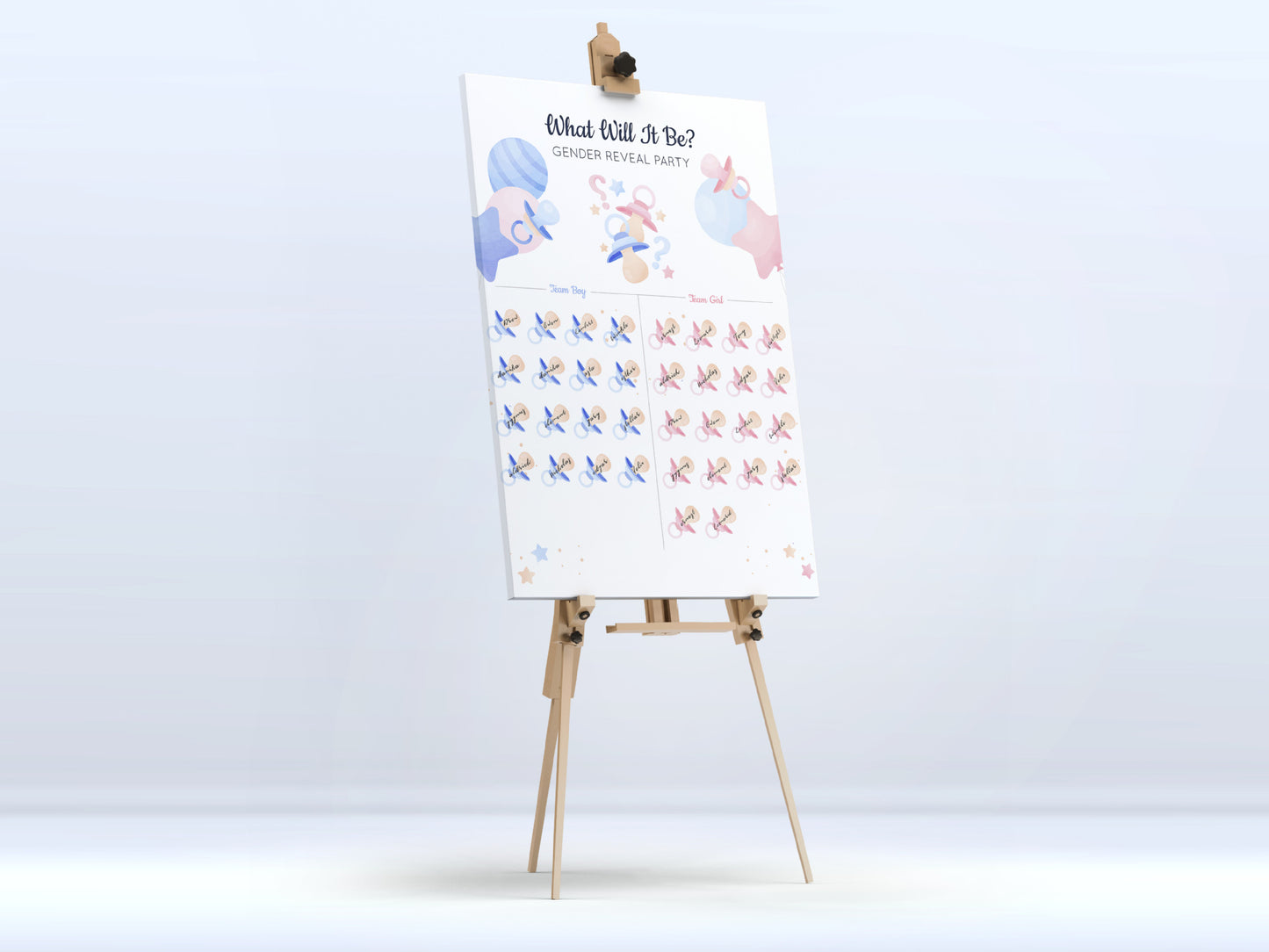 Gender Reveal Baby Shower Game Cards: Fun for Every Party!