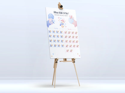 Gender Reveal Baby Shower Game Cards: Fun for Every Party!
