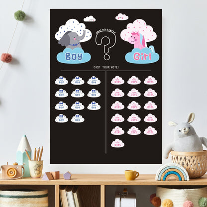 Gender Reveal Baby Shower Game Cards: Fun for Every Party!