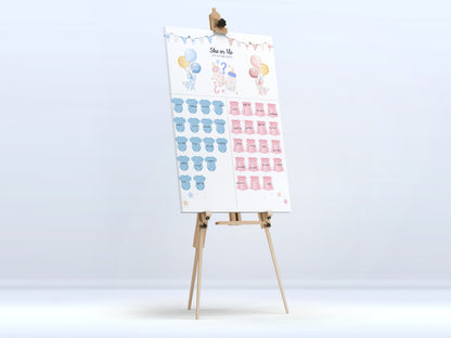 Gender Reveal Baby Shower Game Cards: Fun for Every Party!