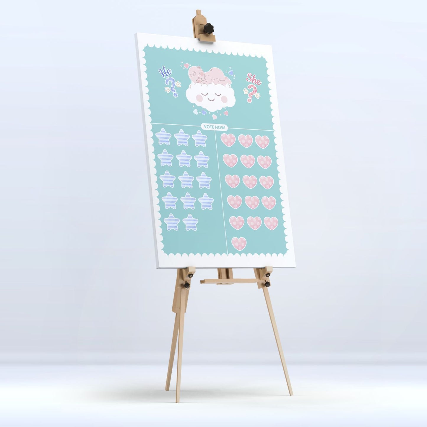 Gender Reveal Baby Shower Game Cards: Fun for Every Party!