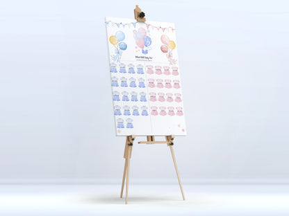 Gender Reveal Baby Shower Game Cards: Fun for Every Party!