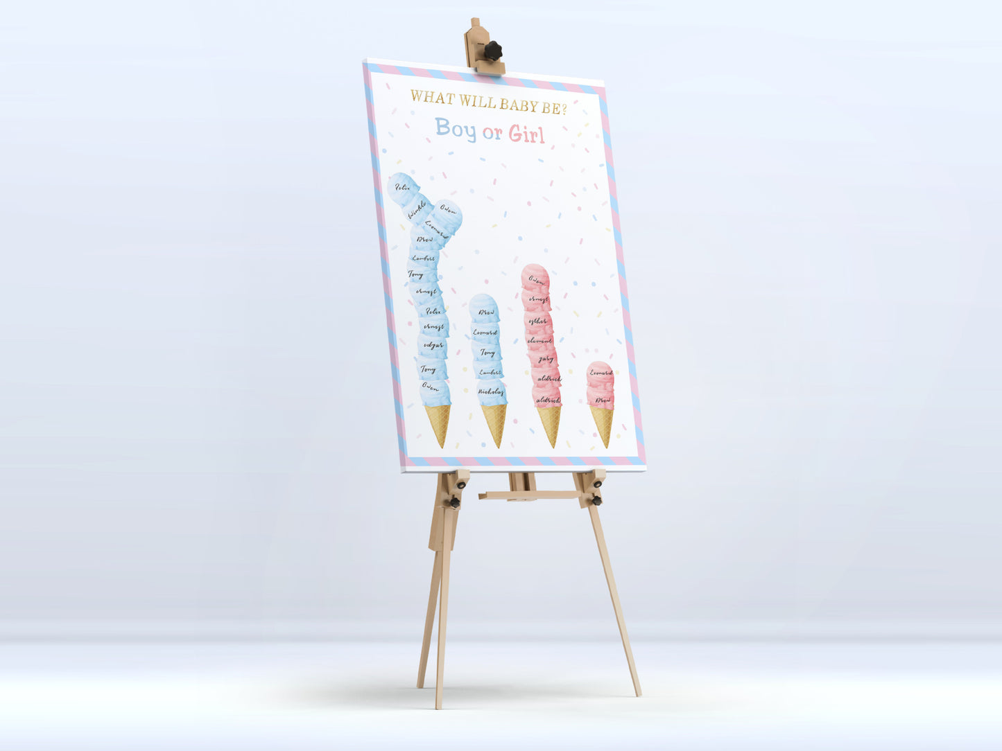 Gender Reveal Baby Shower Game Cards: Fun for Every Party!