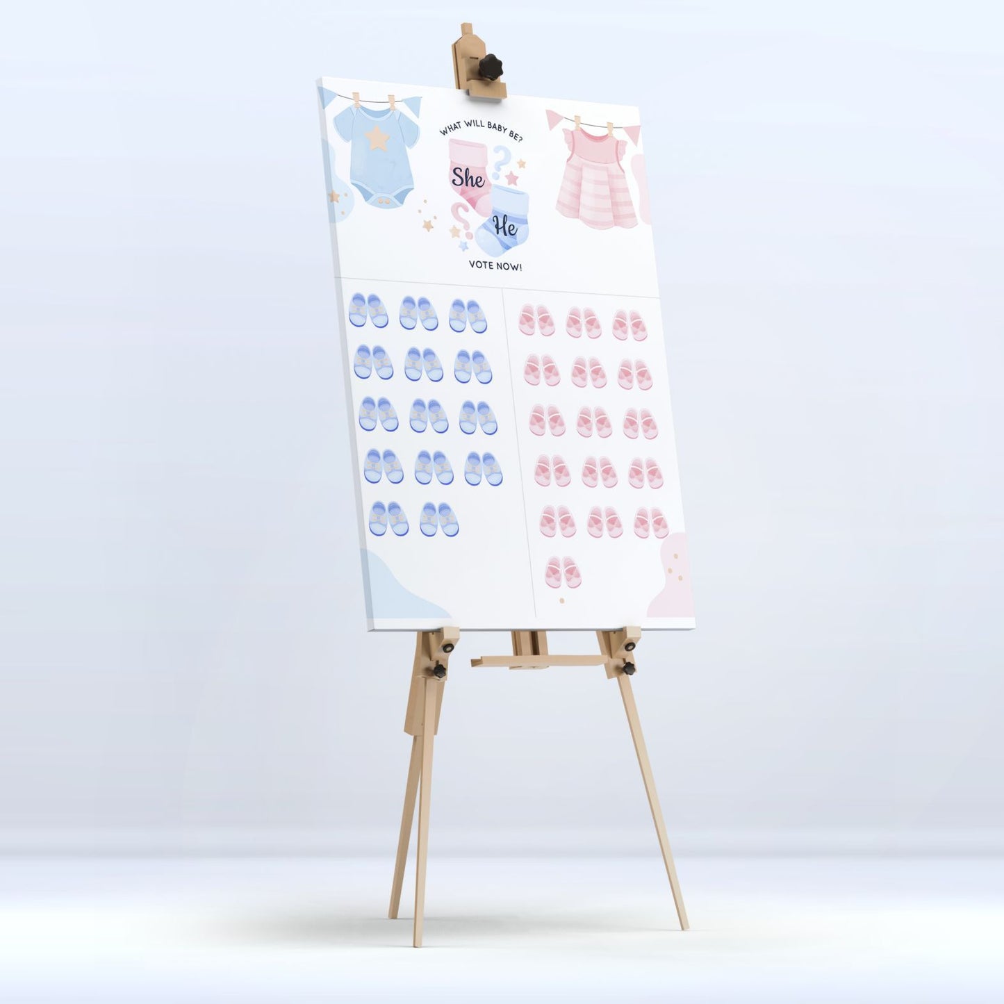 Gender Reveal Baby Shower Game Cards: Fun for Every Party!