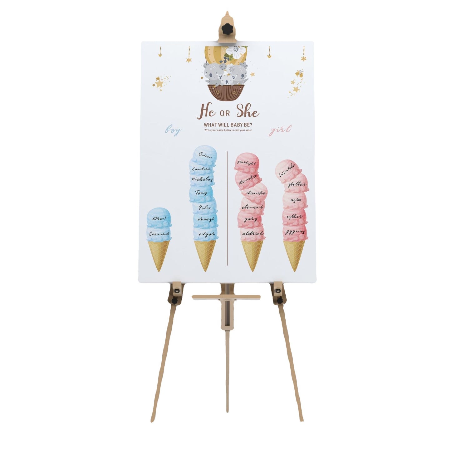 Gender Reveal Baby Shower Game Cards: Fun for Every Party!