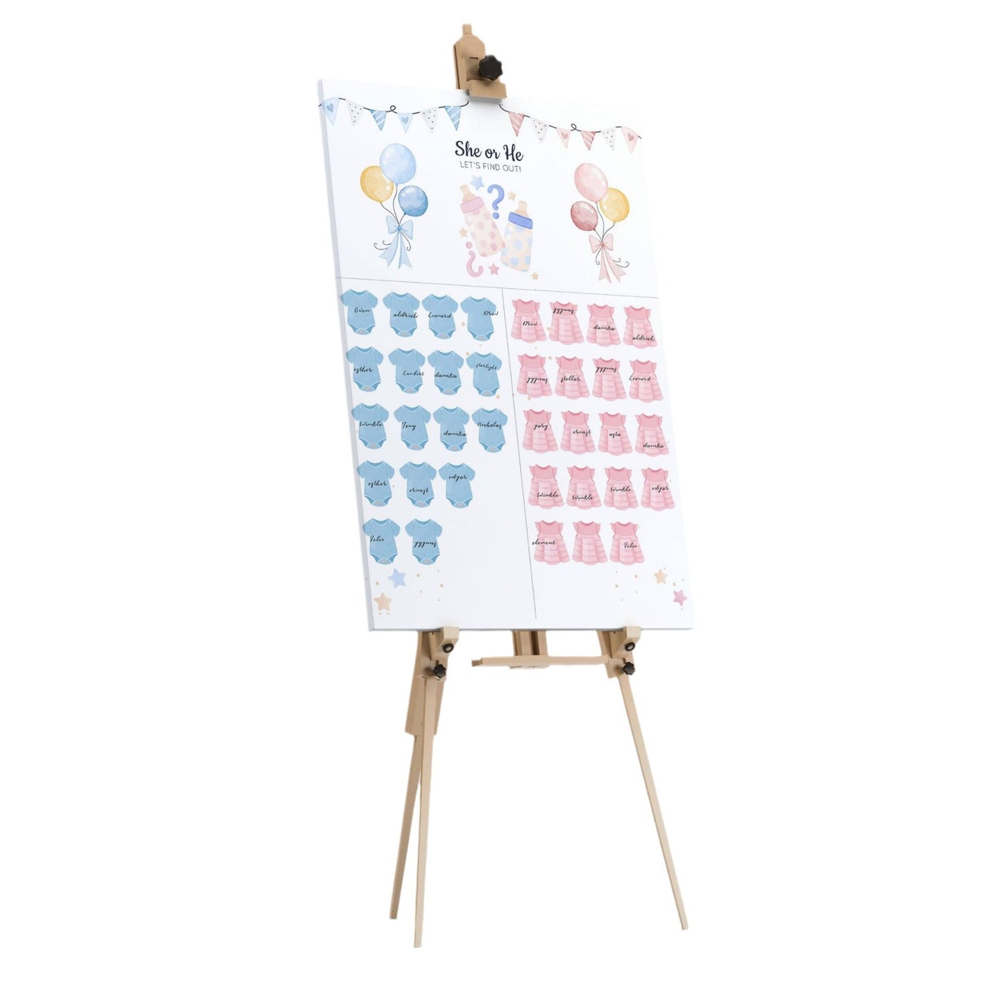 Gender Reveal Baby Shower Game Cards: Fun for Every Party!