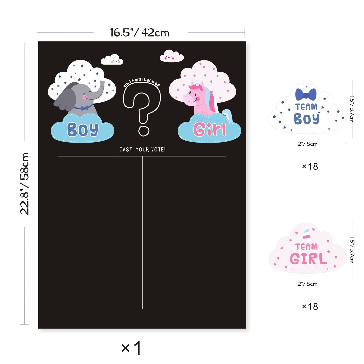 Gender Reveal Baby Shower Game Cards: Fun for Every Party!