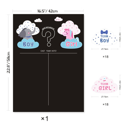 Gender Reveal Baby Shower Game Cards: Fun for Every Party!