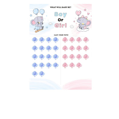 Gender Reveal Baby Shower Game Cards: Fun for Every Party!