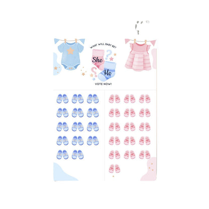 Gender Reveal Baby Shower Game Cards: Fun for Every Party!