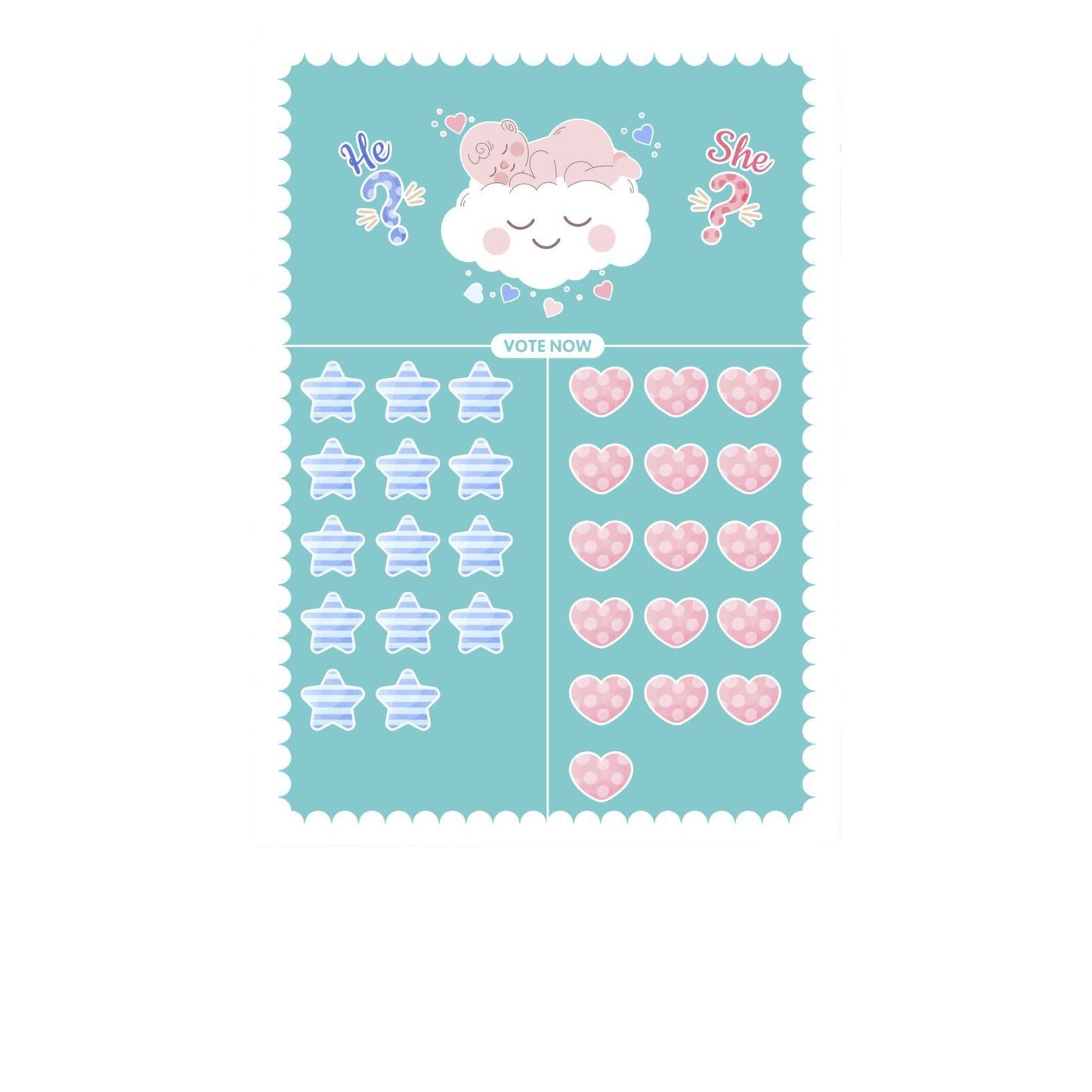 Gender Reveal Baby Shower Game Cards: Fun for Every Party!