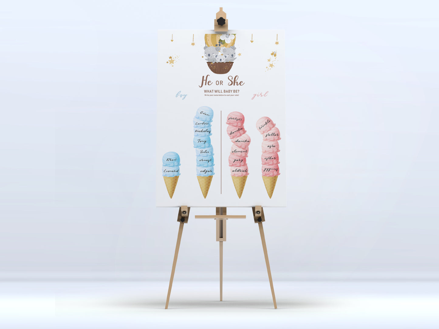 Gender Reveal Baby Shower Game Cards: Fun for Every Party!