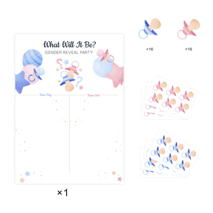 Gender Reveal Baby Shower Game Cards: Fun for Every Party!