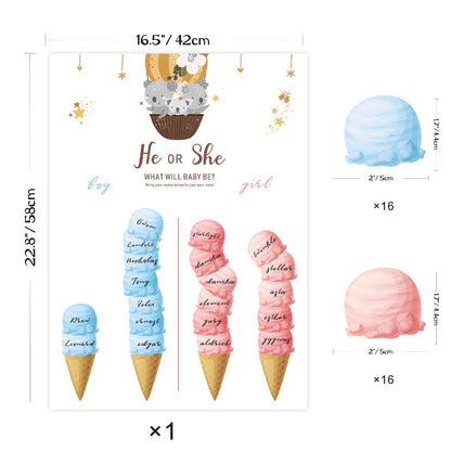 Gender Reveal Baby Shower Game Cards: Fun for Every Party!