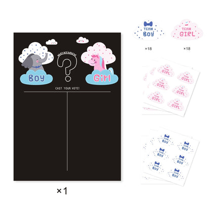Gender Reveal Baby Shower Game Cards: Fun for Every Party!