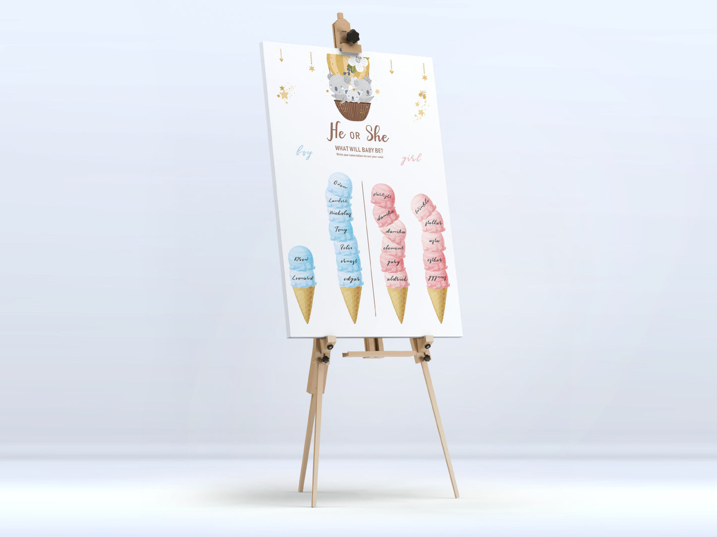 Gender Reveal Baby Shower Game Cards: Fun for Every Party!