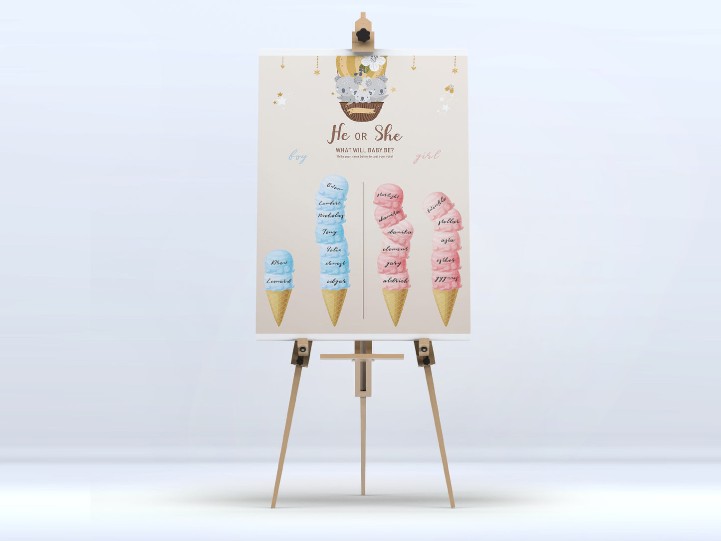 Gender Reveal Baby Shower Game Cards: Fun for Every Party!