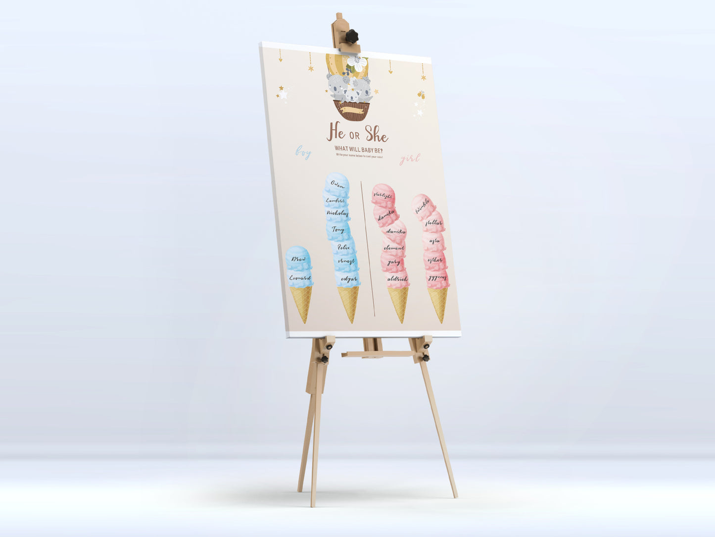 Gender Reveal Baby Shower Game Cards: Fun for Every Party!