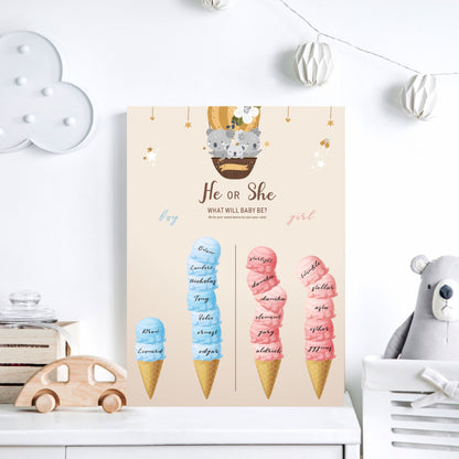 Gender Reveal Baby Shower Game Cards: Fun for Every Party!