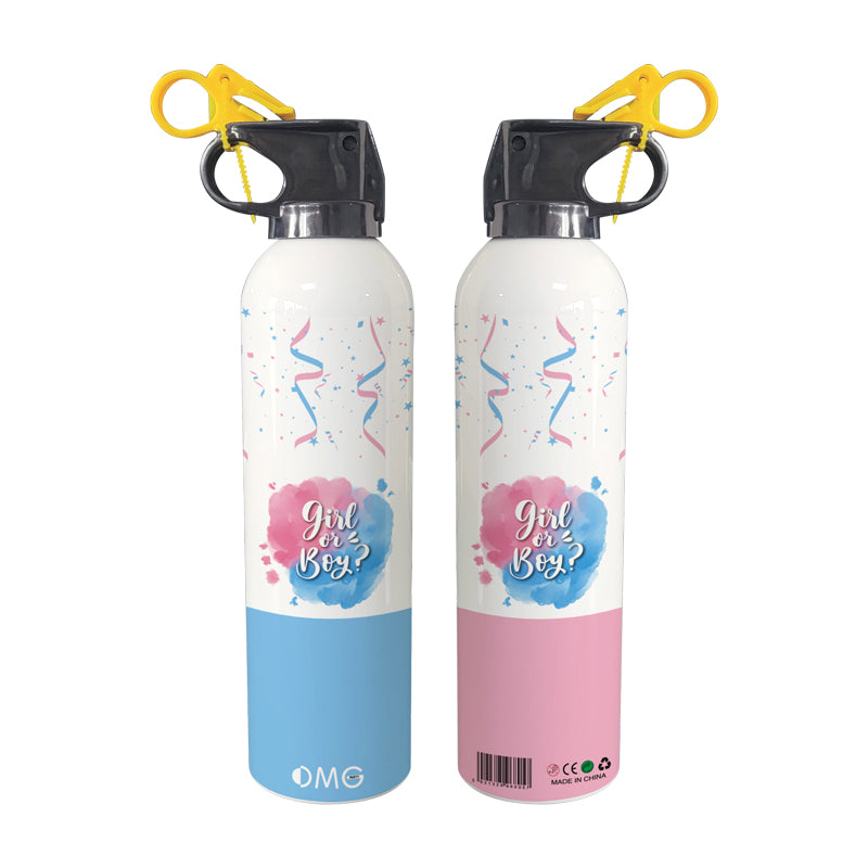 Fire Extinguisher-Shaped Gender Reveal Powder Smoke Cannon (Customizable)