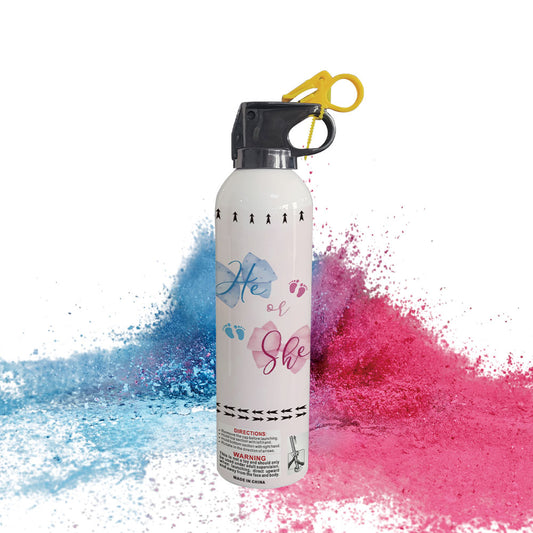 Windproof Gender Fire Extinguisher - Custom Blue/Pink